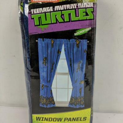 Nickelodeon Teenage Mutant Ninja Turtles Window Panels - New