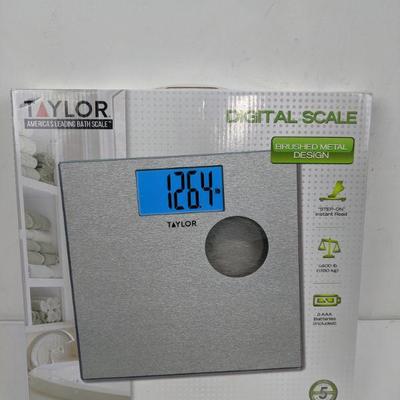 Taylor Digital Scale, Brushed Metal - New
