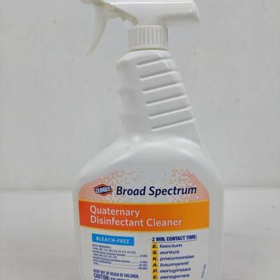 Clorox Broad Spectrum Quaternary Disinfectant Cleaner 1 Qt - New