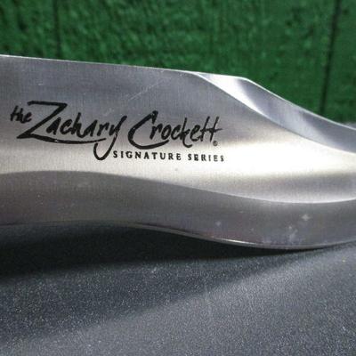 Zachary Crockett Signature Series Knife With Sheath