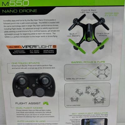 Sky Viper m550 Nano Drone - New
