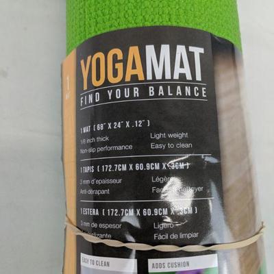 Green Yoga Mat, 68