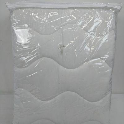 Mainstays Extra Thick Mattress Pad 10 oz fill in Twin - New