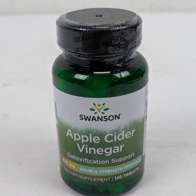 Swanson Apple Cider Vinegar 120 Tablets - New