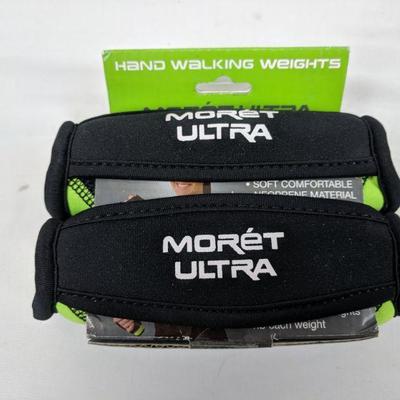 Moret Ultra Hand Walking Weights 1 Lb Per Weight - New