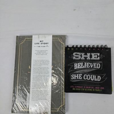 She Believed She Could Mini Book & My Life Story Notebook - New