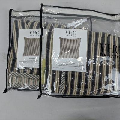 VHC Brands Ashmont Striped Fabric Sham 26