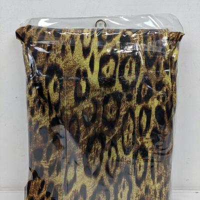 InterDesign Fabric Shower Curtain, Cheetah Print 72