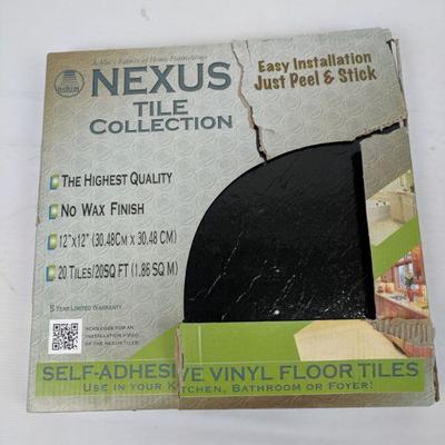 Nexus Tile Collection, Black, 12