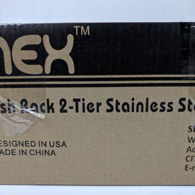 Nex Dish Rack 2-Tier Stainless Steel - New
