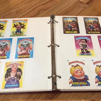 044:  Binder Full of Garbage Pail Kids Trading Cards 