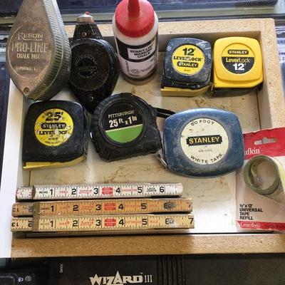 Lot 199 - Tape Measures, Magnets and More