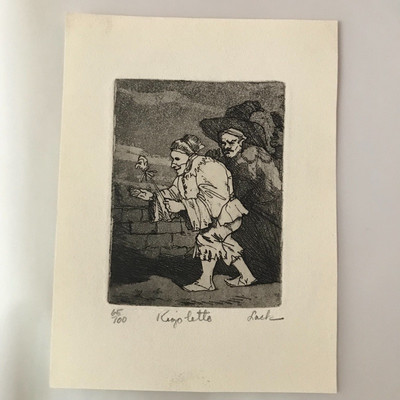 Lot 243 - Lack and Gjertson Signed Books with Etchings