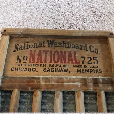 113:  Antique Washboards 