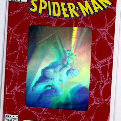 WEB of SPIDER-MAN #90 Marvel Comics 1992 Hologram Cover NM