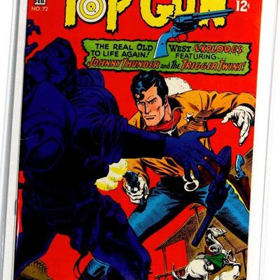 Showcase Presents TOP GUN #72 DC Comics 1968 Silver Age Higher Grade