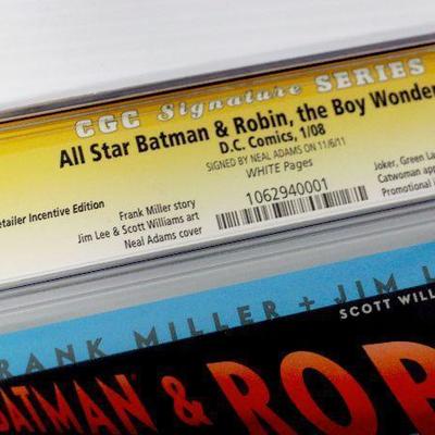 BATMAN ROBIN The Boy Wonder 8 Retailer Incentive Edt CGC 9.6 Neal Adams Signed