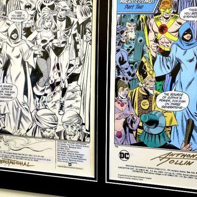 Justice League #214 Original Comic Art L.E. Print Signed Romeo Tanghal A. Tollin