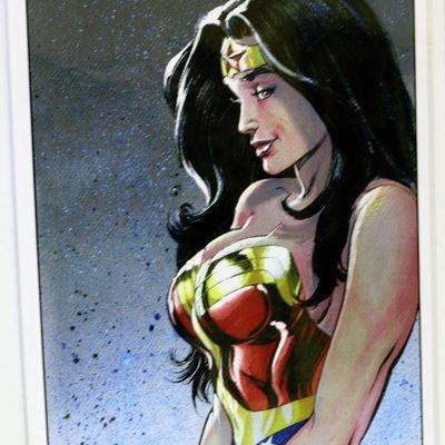 WONDER WOMAN Fine Comic Art Print Signed by Neal Adams - 13" x 19"