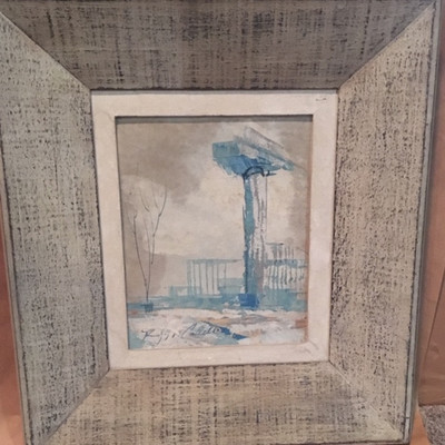 Art Original Framed Landscape by acclaimed Rizzo Calleti