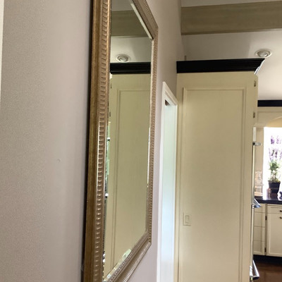 101 Large Framed Beveled Mirror