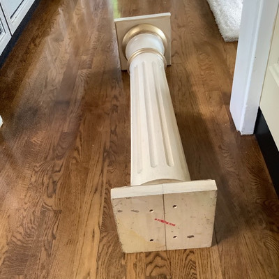 103 Decorative Pedestal with Duck  