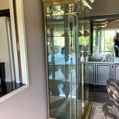 108 Large Glass Display Cabinet