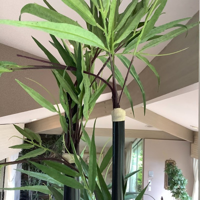 110 Tall Artificial Bamboo Plant in Planter