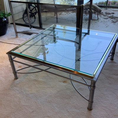 118 Two Glass Family Room Tables 