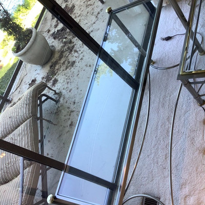 118 Two Glass Family Room Tables 