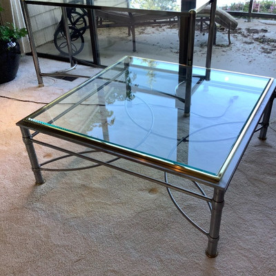 118 Two Glass Family Room Tables 
