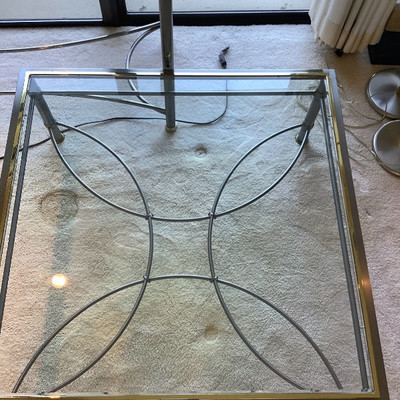118 Two Glass Family Room Tables 