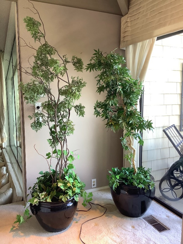 120 Pair of Large Artificial Plants in Pots