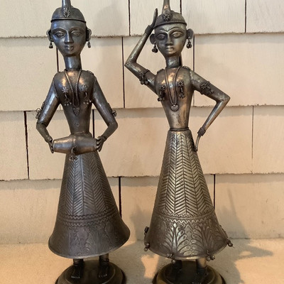 122  Hand Crafted Metal Statues from India
