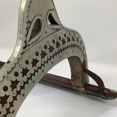 124 Antique Middle Eastern Horse Saddle