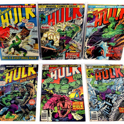 HULK #154 183 192 197 223 237 Bronze Age Comic Books Marvel Comics 1972-79