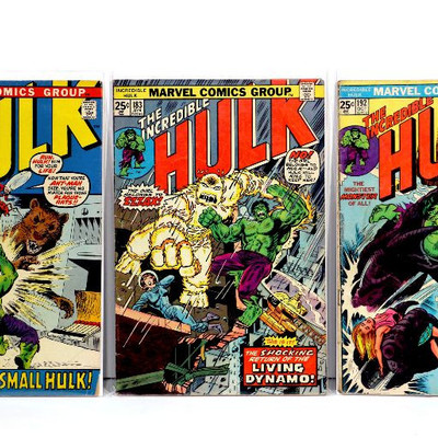 HULK #154 183 192 197 223 237 Bronze Age Comic Books Marvel Comics 1972-79