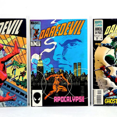 DAREDEVIL #210 #227 Bronze Age Mike Zeck/Frank Miller Annual #10 Marvel 1984-94