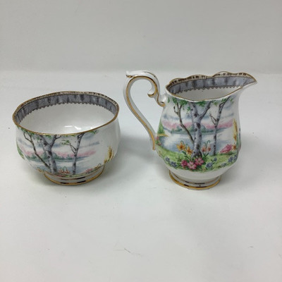 137 Mixed Tea Serving Some Royal Albert Bone China