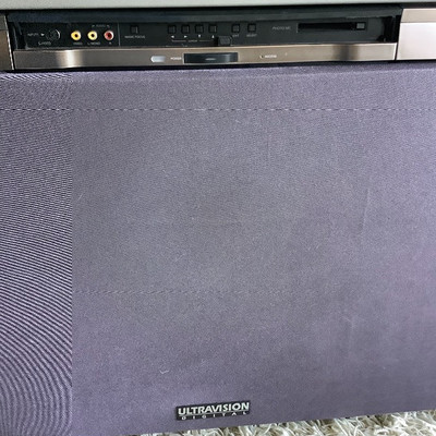 150 Hitachi 56inch Ultra-vision Digital TV with DVD DVR and VHS Players