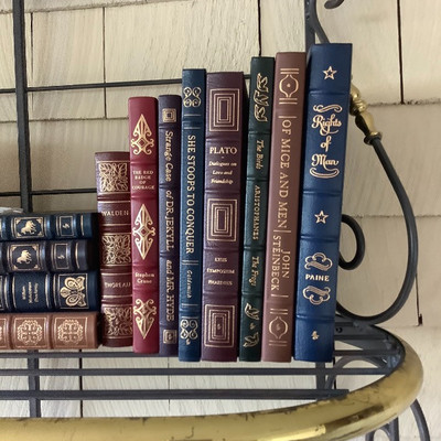 151 Beautiful Metal Bakers Rack and Contents Shown