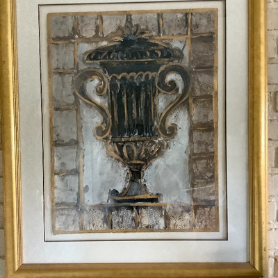 153 Topiary and Framed Art