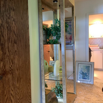 156 Large Lighted Display Cabinet with Contents