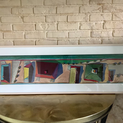 158 Long Wall Art â€œRoof Topsâ€
