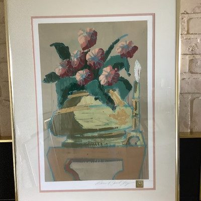 166 â€œCandle Stickâ€ by Ronald Daniel Thompson Signed and Certified