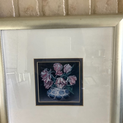 170 Framed Floral Prints 3 pc