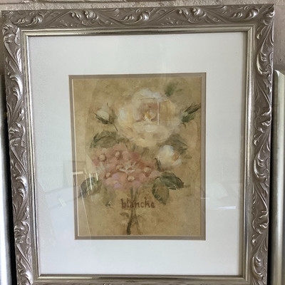 170 Framed Floral Prints 3 pc
