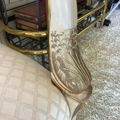 171 Pair of White Koi Chairs