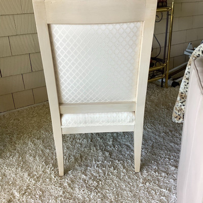 171 Pair of White Koi Chairs
