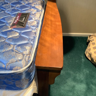 178 Mission Style Trundle Hide a Way Bed and Shelf